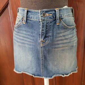 Lucky Brand Womens Denim Mini Skirt Size 2/26 Blue